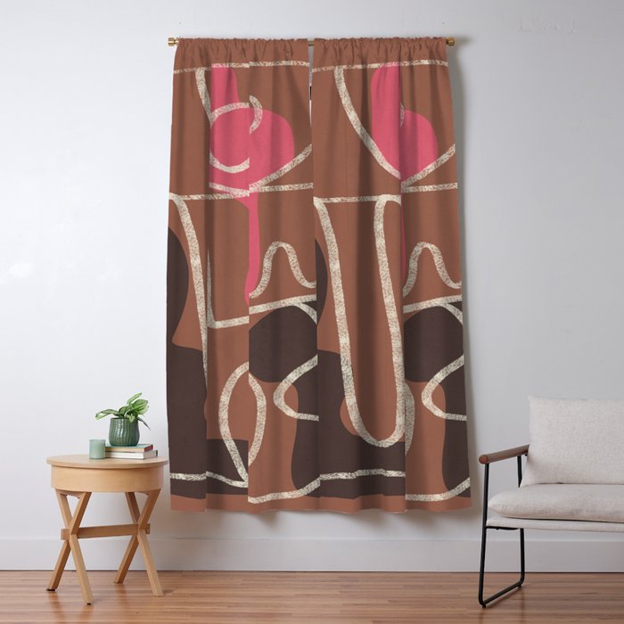 Organic Minimalist Layers 1 Window Curtain Gallery Image 1