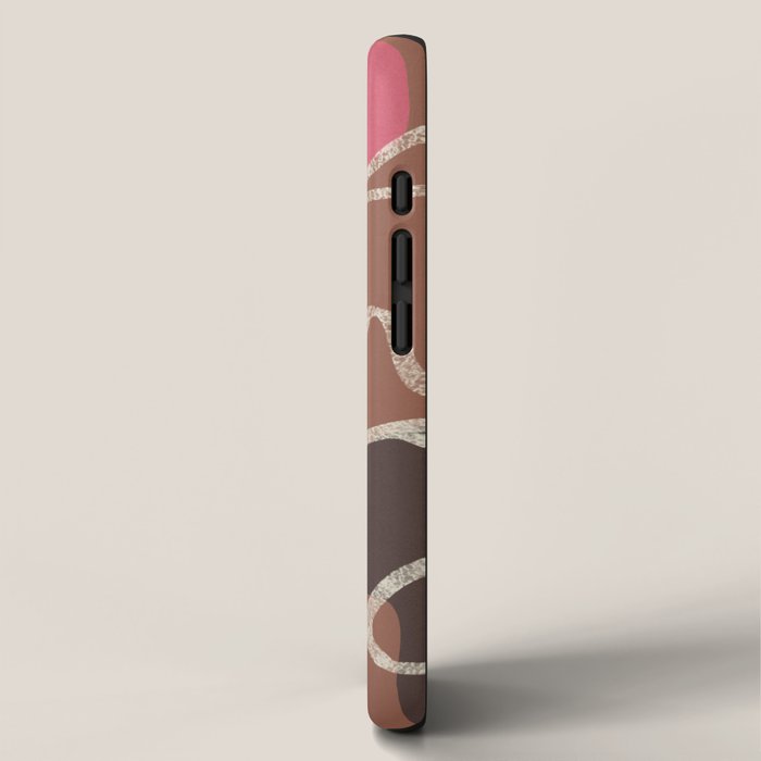 Organic Minimalist Layers 1 iPhone Case Gallery Image 2