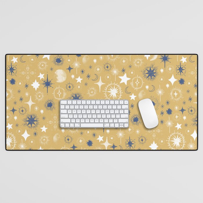 Illuminated star sky A Desk Mat Gallery Image 1