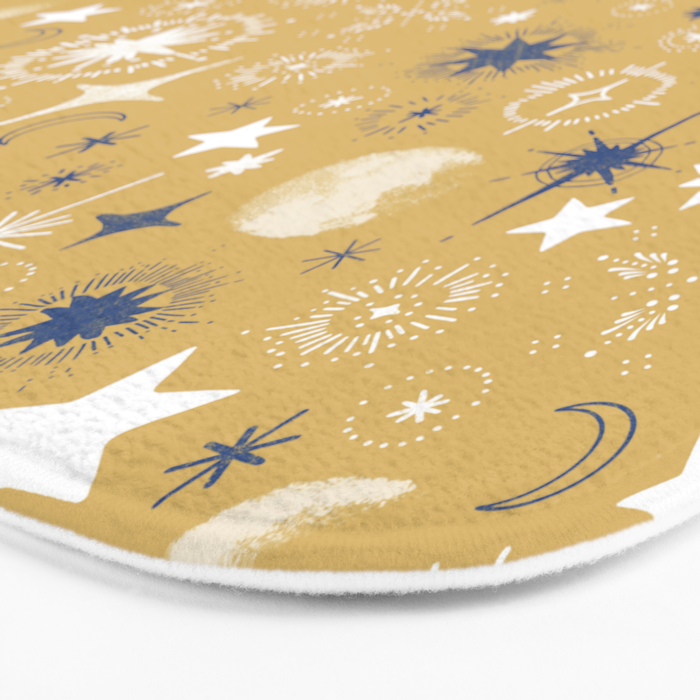 Illuminated star sky A Bath Mat Gallery Image 3