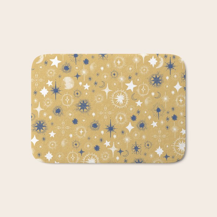 Illuminated star sky A Bath Mat Gallery Image 1