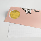 Jazzy Wild Cat, Dancing Leopard Animals Pets, Wildlife Bengal Cats Exotic, Cheetah Jungle Pastel Whimsical, Quirky Bohemian Modern Eclectic Wrapping Paper Gallery Image 2
