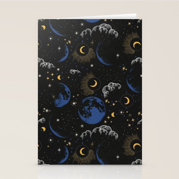 Night sky of stars 24 Stationery Card Gallery Image 2