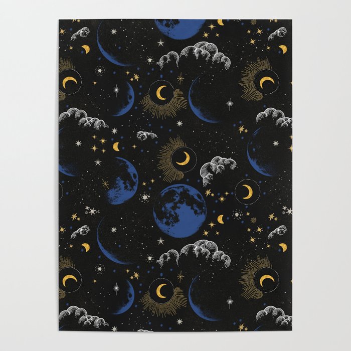 Night sky of stars 24 Poster Gallery Image 1