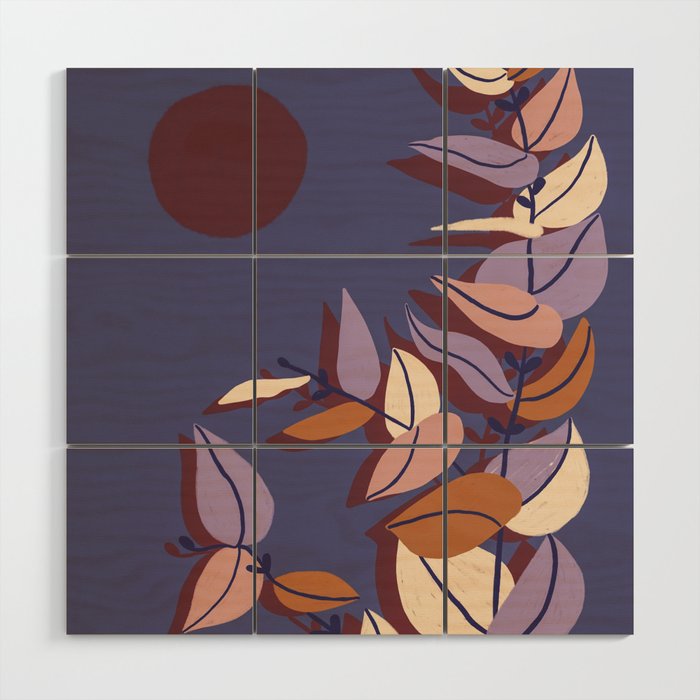 Foliage Wood Wall Art Gallery Image 1