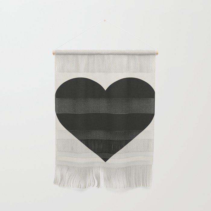 Black Heart Wall Hanging Gallery Image 1
