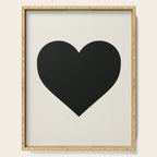 Black Heart Serving Tray Gallery Image 1