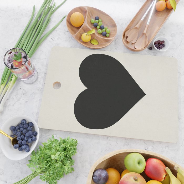 Black Heart Cutting Board Gallery Image 2