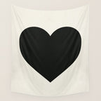 Black Heart Wall Tapestry Gallery Image 4