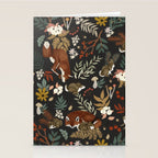 Animals winter wild nature 63B Stationery Card Gallery Image 2