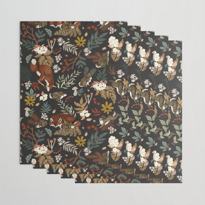 Animals winter wild nature 63B Wrapping Paper Gallery Image 3