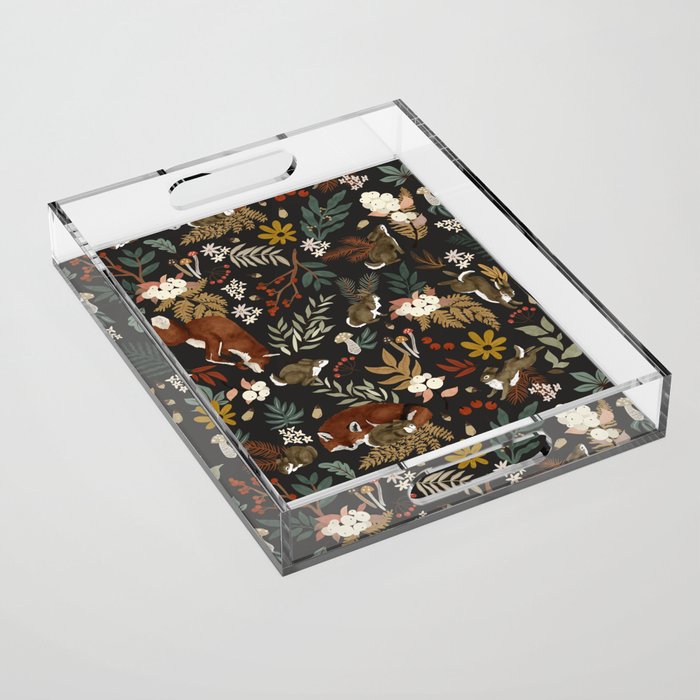 Animals winter wild nature 63B Acrylic Tray Gallery Image 1