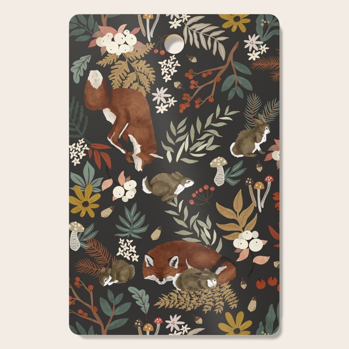 Animals winter wild nature 63B Cutting Board Gallery Image 1