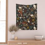 Animals winter wild nature 63B Wall Tapestry Gallery Image 2