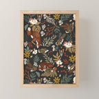Animals winter wild nature 63B Mini Art Print Gallery Image 1