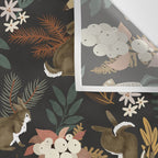 Animals winter wild nature 63B Wall Tapestry Gallery Image 3