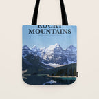 Visit Rocky mountains Tote Bag Gallery Image 1
