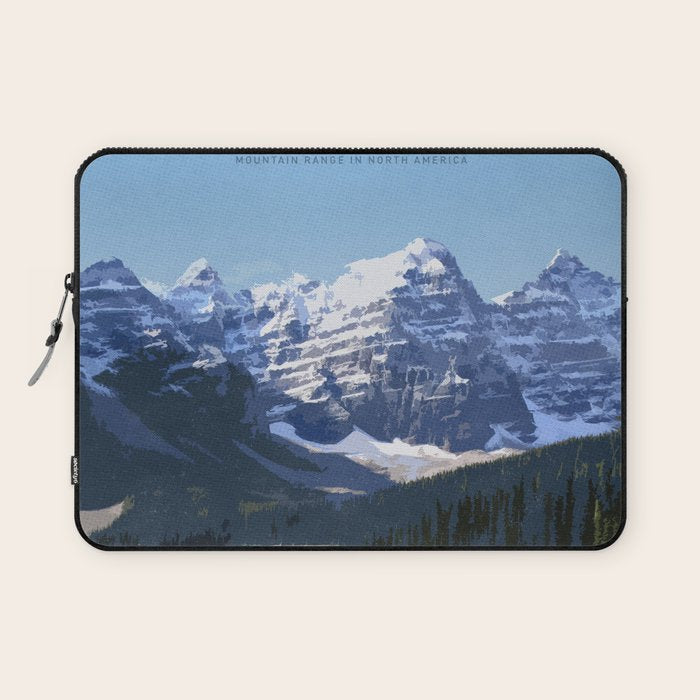 Visit Rocky mountains Laptop Sleeve Gallery Image 1