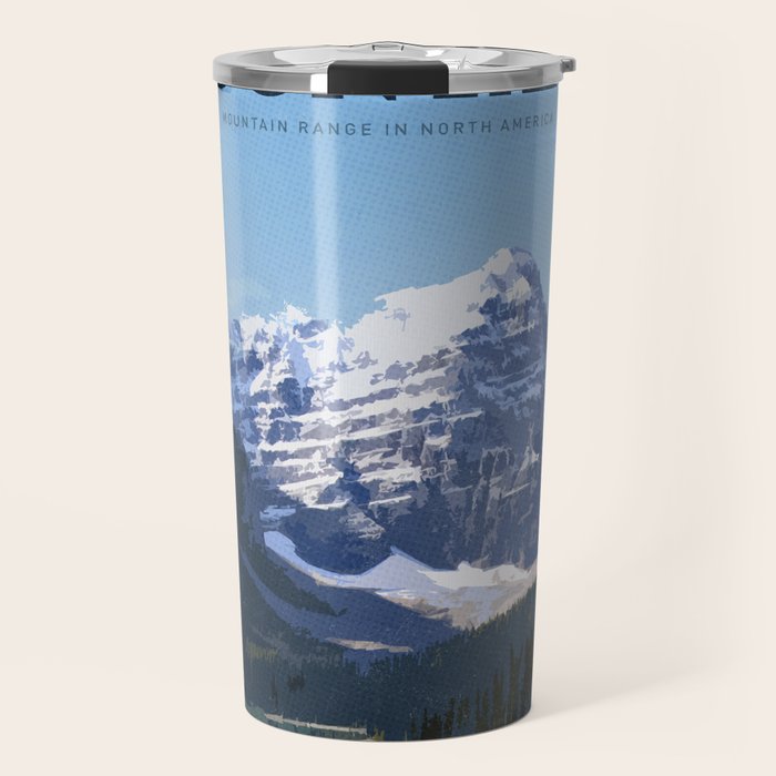 Visit Rocky mountains Travel Mug Gallery Image 1