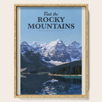 Visit Rocky mountains Serving Tray Gallery Image 1