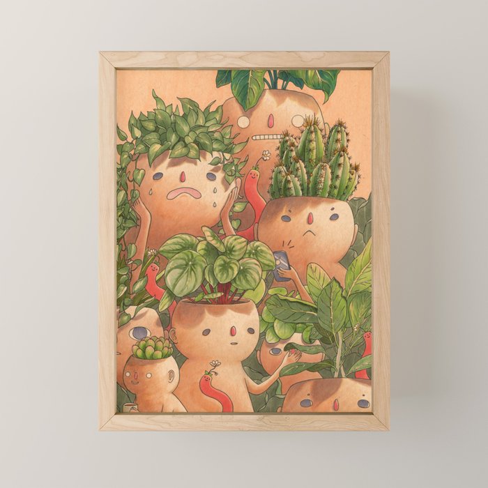 Plant-minded Mini Art Print Gallery Image 1