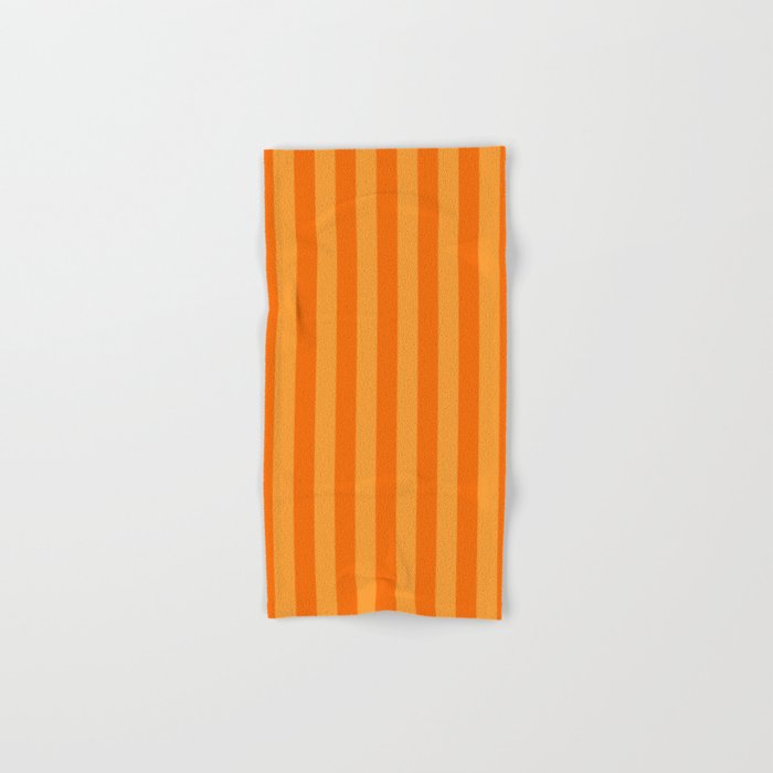 Orange Stripes Vertical Stripe Pattern Bath Towel Gallery Image 1