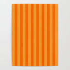 Orange Stripes Vertical Stripe Pattern Poster Gallery Image 4