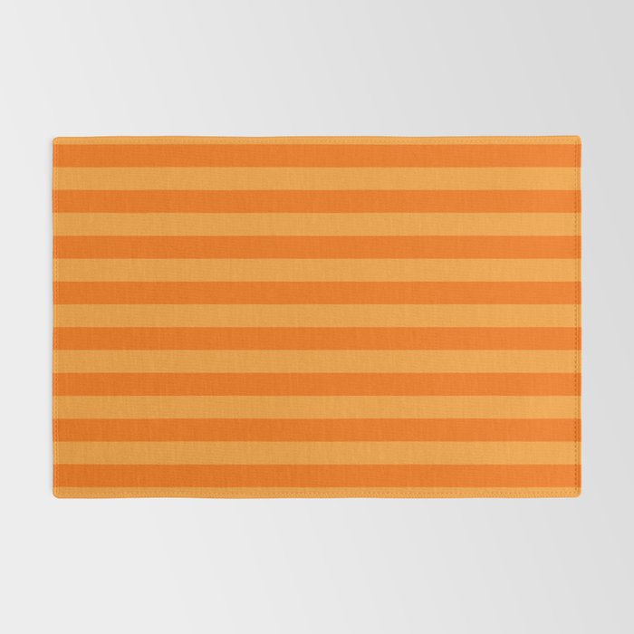 Orange Stripes Vertical Stripe Pattern Rug Gallery Image 2