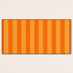 Orange Stripes Vertical Stripe Pattern Desk Mat Gallery Image 3