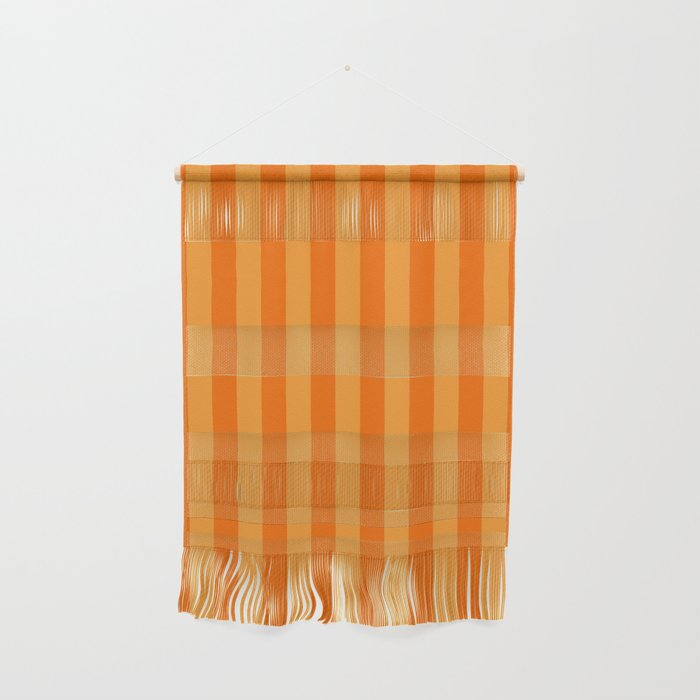Orange Stripes Vertical Stripe Pattern Wall Hanging Gallery Image 1