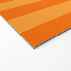 Orange Stripes Vertical Stripe Pattern Welcome Mat Gallery Image 2