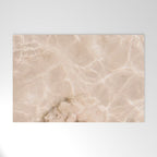 Coral Clear water | beach fine art photography | sea wave and sand Welcome Mat Gallery Image 1