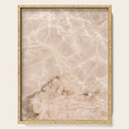 Coral Clear water | beach fine art photography | sea wave and sand Serving Tray Gallery Image 1
