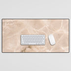 Coral Clear water | beach fine art photography | sea wave and sand Desk Mat Gallery Image 1
