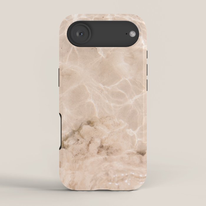 Coral Clear water | beach fine art photography | sea wave and sand iPhone Case Gallery Image 2