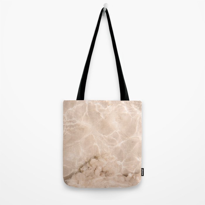 Coral Clear water | beach fine art photography | sea wave and sand Tote Bag Gallery Image 2