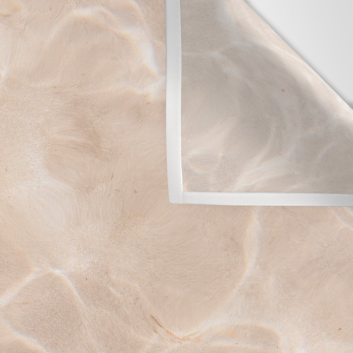 Coral Clear water | beach fine art photography | sea wave and sand Wall Tapestry Gallery Image 3