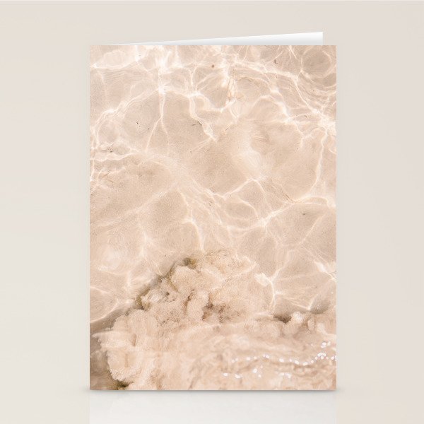 Coral Clear water | beach fine art photography | sea wave and sand Stationery Card Gallery Image 2