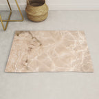 Coral Clear water | beach fine art photography | sea wave and sand Rug Gallery Image 1