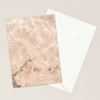 Coral Clear water | beach fine art photography | sea wave and sand Stationery Card Gallery Image 2