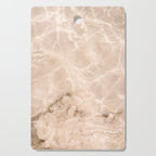 Coral Clear water | beach fine art photography | sea wave and sand Cutting Board Gallery Image 1