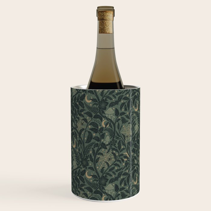 Mysterious Garden - moss green Wine Chiller Gallery Image 3