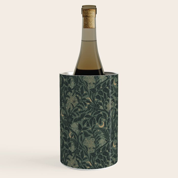 Mysterious Garden - moss green Wine Chiller Gallery Image 1