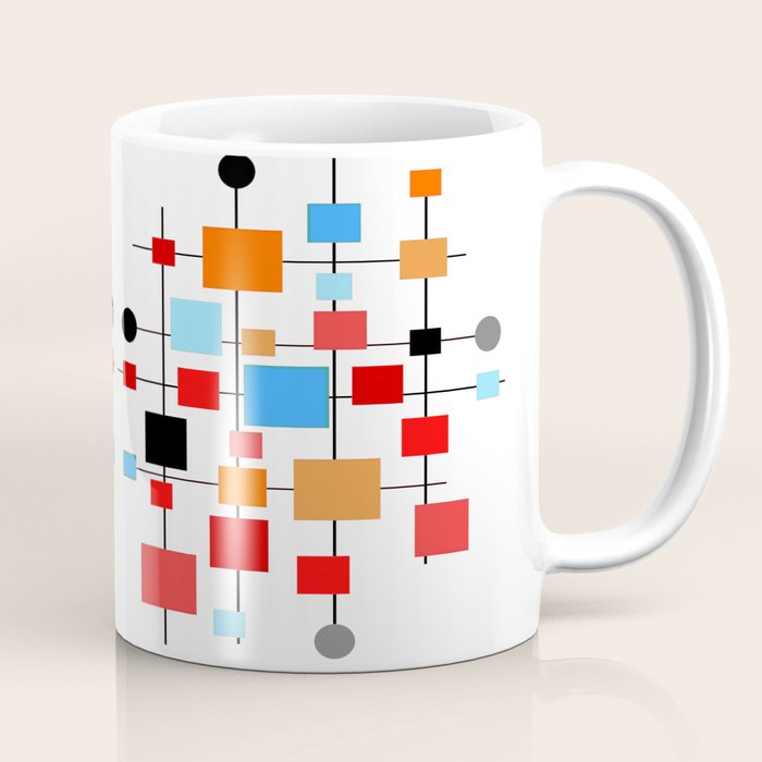 Mid-Century Modern Art 1.3.3 Coffee Mug Gallery Image 1