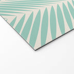 Palm Leaf Pattern - Turquoise Welcome Mat Gallery Image 2