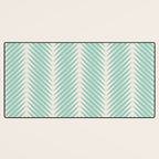 Palm Leaf Pattern - Turquoise Desk Mat Gallery Image 3