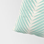 Palm Leaf Pattern - Turquoise Pillow Sham Gallery Image 4