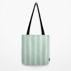 Palm Leaf Pattern - Turquoise Tote Bag Gallery Image 2