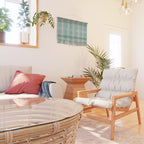 Palm Leaf Pattern - Turquoise Wall Hanging Gallery Image 2