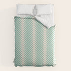 Palm Leaf Pattern - Turquoise Comforter Gallery Image 6